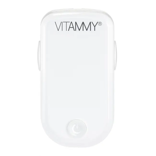 Pulsoximetru Vitammy O2, afisaj LED usor de citit, masoara saturatia SpO2 si pulsul, Alb BITvitammyO2