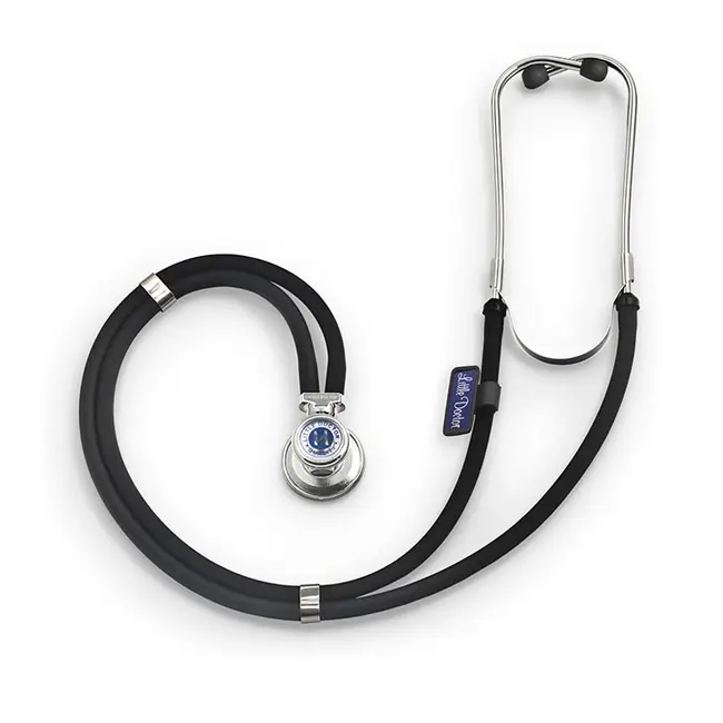Stetoscop Little Doctor LD Special, 2 tuburi, lungime tub 56cm, Negru Inox BITldspecial