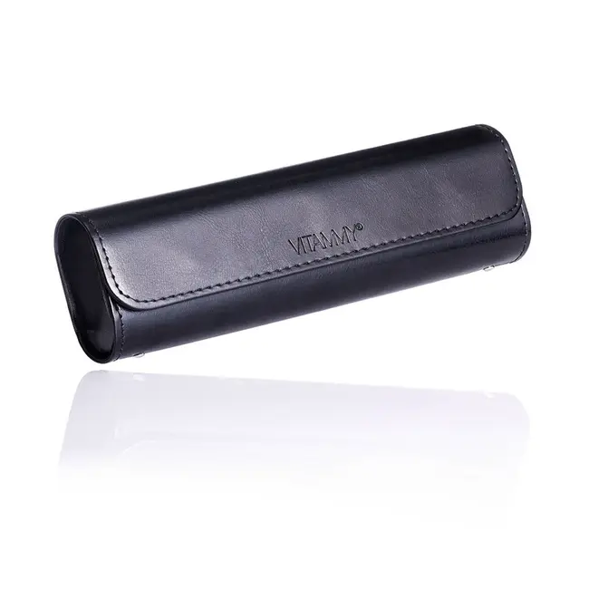 Husa de protectie Vitammy Case 3, din piele ecologica, dedicata periutelor de dinti electrice Vitammy: Aurum, Pearl+, Platinum, Symphony, Smils, Harmony, Splash, Dino, Negru BITvitammycase3negru