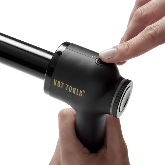 Ondulator Hot Tools Curlbar, Pro Artist Black Gold collection, 32 mm, 8 trepte de temperatura, invelis din titan, cronometru pentru bucle, HTCURL1110BG BITHTCURL1110BG