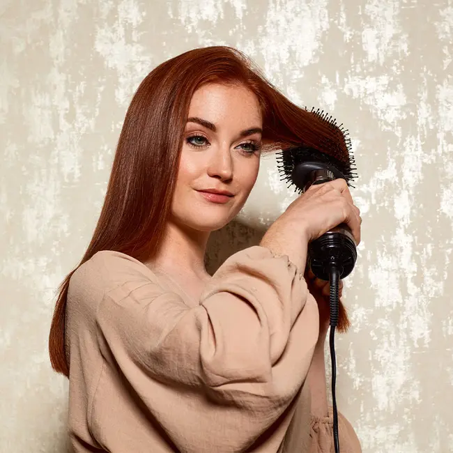 Perie electrica fixa Hot Tools One-Step Blow Dry Volumiser, Pro Artist Black Gold collection, 3 trepte de temperatura, HTDR1090BGUKE BITHTDR1090BGUKE