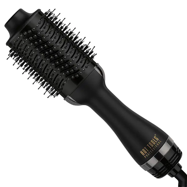 Perie electrica fixa Hot Tools One-Step Blow Dry Volumiser, Pro Artist Black Gold collection, 3 trepte de temperatura, HTDR1090BGUKE BITHTDR1090BGUKE