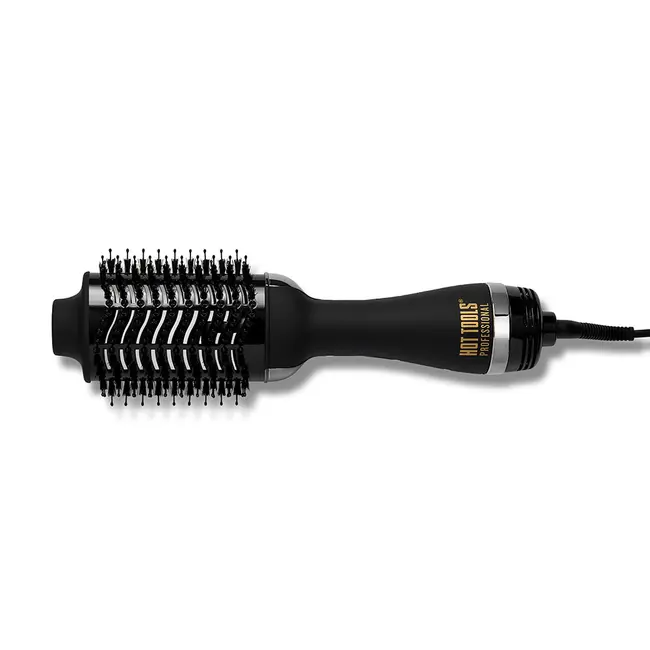 Perie electrica fixa Hot Tools One-Step Blow Dry Volumiser, Pro Artist Black Gold collection, 3 trepte de temperatura, HTDR1090BGUKE BITHTDR1090BGUKE
