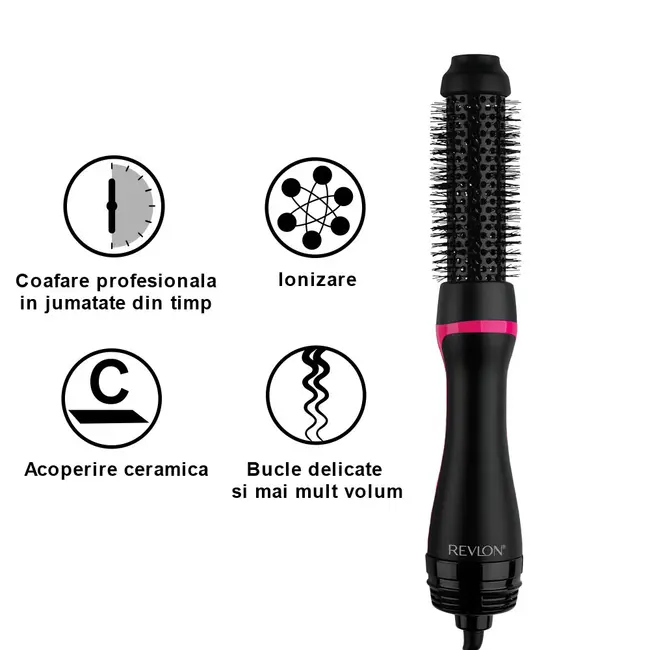 Perie electrica fixa Revlon One-Step Style Booster RVDR5292UKE, uscator-ondulator BITRVDR5292UKE