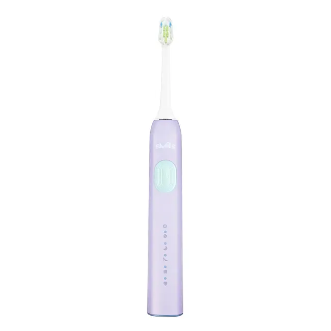 Periuta de dinti electrica Vitammy Smils Jelly, 82.000 de miscari min, 5 programe de periaj, baza incarcare USB, 2 capete periuta, Violet BITsmilsjelly