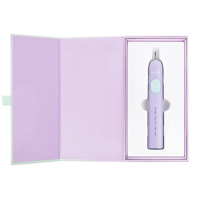 Periuta de dinti electrica Vitammy Smils Jelly, 82.000 de miscari min, 5 programe de periaj, baza incarcare USB, 2 capete periuta, Violet BITsmilsjelly