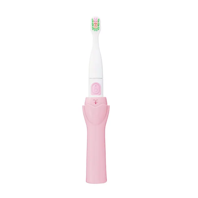 Periuta de dinti electrica Vitammy Tooth Friends, pentru copii 3+, animatie Chika, tehnologie IPX6, 26.000 vibratii pe minut, 2 moduri de periaj, Roz BITvitammychika