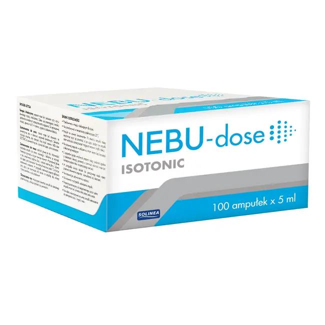 Ser fiziologic izotonic Solinea NEBU-dose concentratie 0.9%, 100 monodoze x 5 ml BITnebudose09