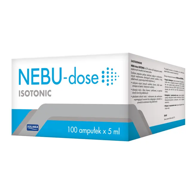 Ser fiziologic izotonic Solinea NEBU-dose concentratie 0.9%, 100 monodoze x 5 ml BITnebudose09