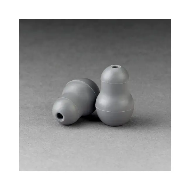 Set 4 olive auriculare pentru stetoscoape Littmann, mari si mici, moi, auto-sigilabile, 40002, Gri BITolivegri