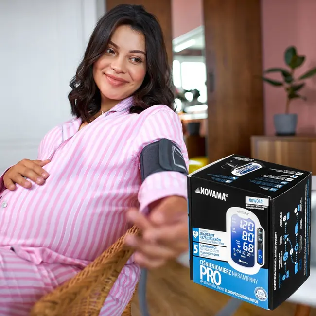 Tensiometru electronic de brat Novama Pro, masurare in timpul umflarii mansetei, 2 moduri de masurare, 180 rezultate, detectarea fibrilatiei atriale, manseta universala 22 - 42 cm, suport BITNovamaPro
