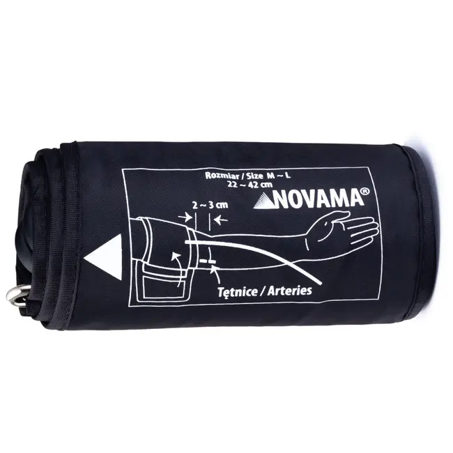 Tensiometru electronic de brat Novama Pro, masurare in timpul umflarii mansetei, 2 moduri de masurare, 180 rezultate, detectarea fibrilatiei atriale, manseta universala 22 - 42 cm, suport BITNovamaPro