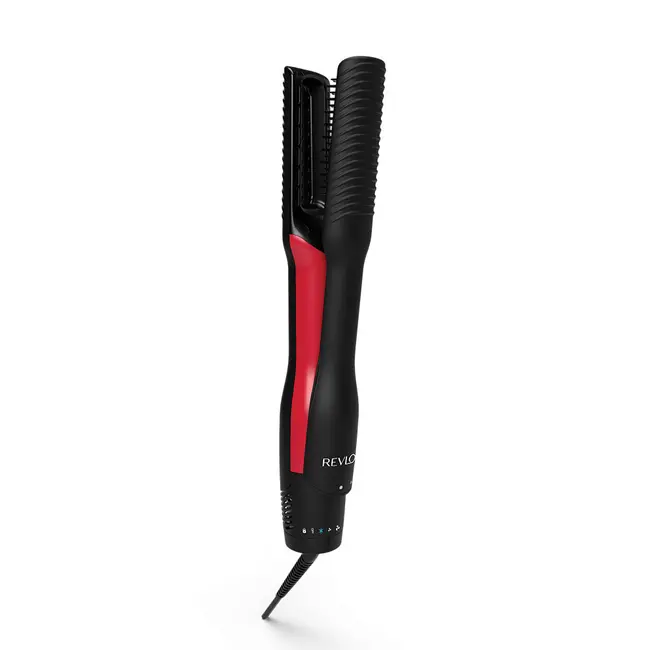 Aparat de coafat 2 in 1 Revlon One-Step Air Straight RVDR5330E, pentru uscare si indreptare, placi din Ceramica cu Turmalina infuzate cu ulei de argan, tehnologie AirPause, 6 setari BITRVDR5330E
