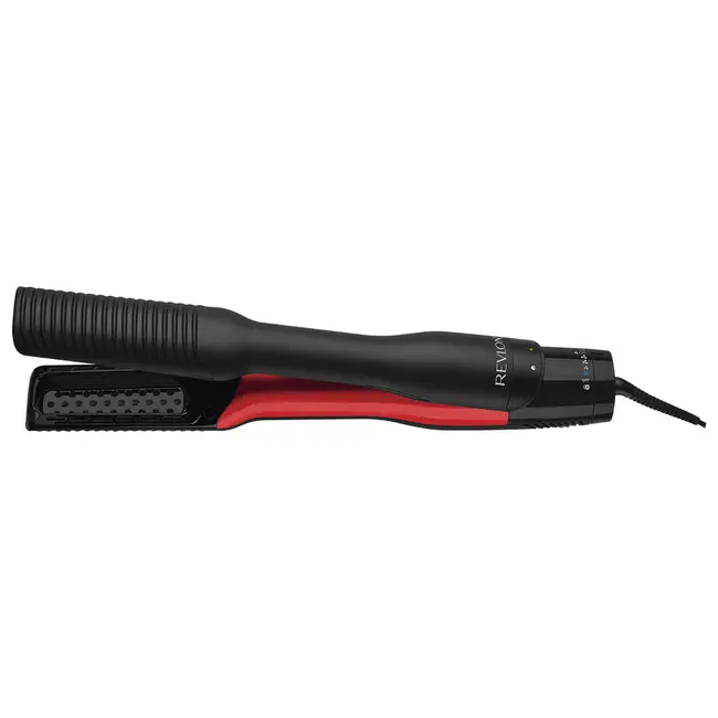 Aparat de coafat 2 in 1 Revlon One-Step Air Straight RVDR5330E, pentru uscare si indreptare, placi din Ceramica cu Turmalina infuzate cu ulei de argan, tehnologie AirPause, 6 setari BITRVDR5330E