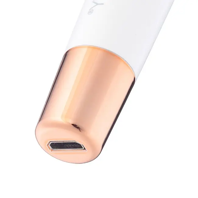 Aparat de masaj sonic Vitammy Liva, pentru ingrijirea zonei ochilor si buzelor, 13.000 vibratii sonice min, 2 moduri de operare, cablu mini USB BITVitammyLiva