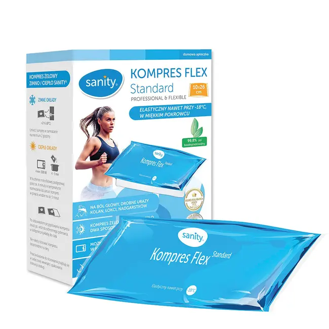 Compresa medicala Sanity Flex Standard 10 x 26 cm BITsanityflexstandard