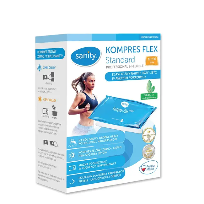 Compresa medicala Sanity Flex Standard 10 x 26 cm BITsanityflexstandard