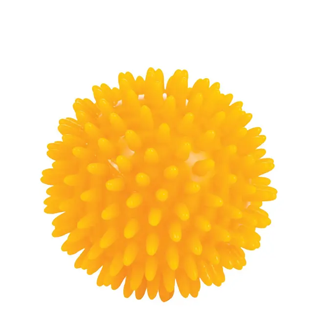 Minge Sanity Safe  Helpful, 2 in 1, pentru reabilitare si masaj, 8 cm, tip arici, Galben BITmingesanity8cm