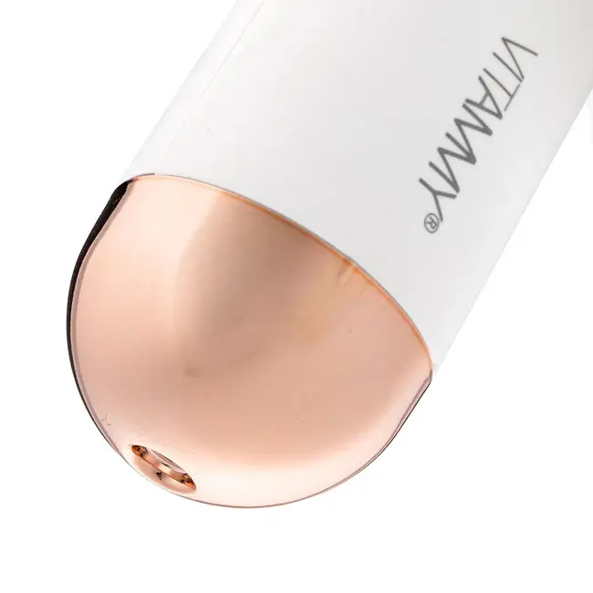 Perie rotativa de curatare a fetei Vitammy Softa, pentru fata, gat si decolteu, masaj, exfoliere, 400 rotatii min., cap de perie din silicon interschimbabil BITVitammySofta