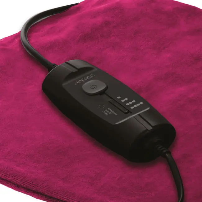 Perna cu incalzire electrica VITAMMY Heat JY6500 Ruby, pentru spate si gat, Rosu Rubiniu BITvitammyheatrubin