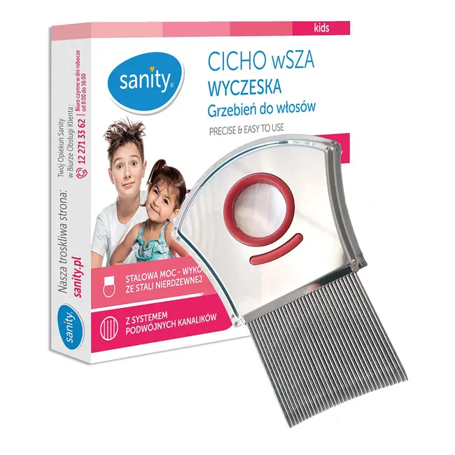 Pieptene Sanity Cicho wSZA pentru indepartarea paduchilor BITpieptenesanity