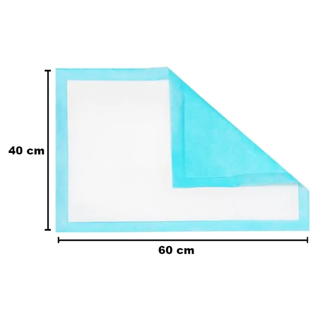 Set aleze (paturici) absorbante de unica folosinta ZARYS, protectii pentru pat, 60x40 cm, 25 buc, BT-PC4060 BITaleze60x40