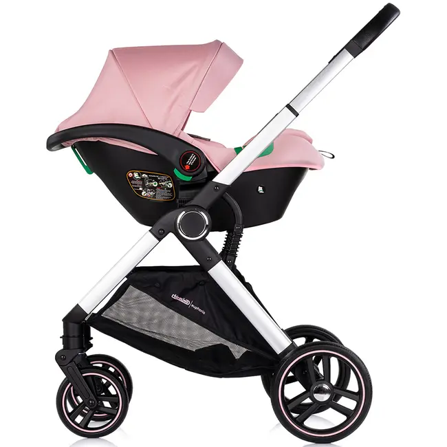 Carucior Chipolino Euphoria 3 in 1 powder pink HUBKKEU02606PP