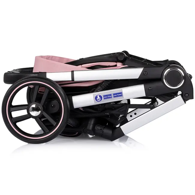 Carucior Chipolino Euphoria 3 in 1 powder pink HUBKKEU02606PP