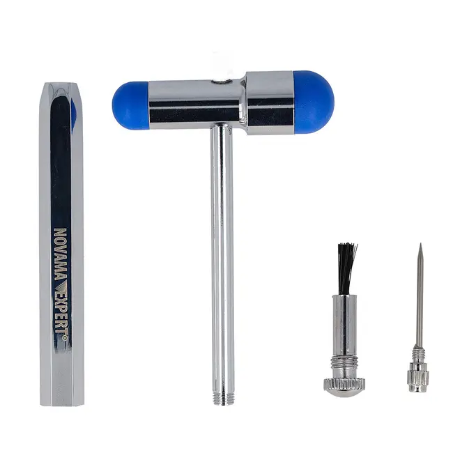 Ciocan neurologic Novama Expert Nh Buck, pentru evaluarea reflexelor nervoase si depistarea tulburarilor neurologice, cap dublu, ac detasabil, pensula inclusa, foarte rezistent si usor de curatat BITNovamaExpertNhBuck