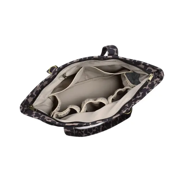 Geanta de bebe Beaba Madrid Leopard