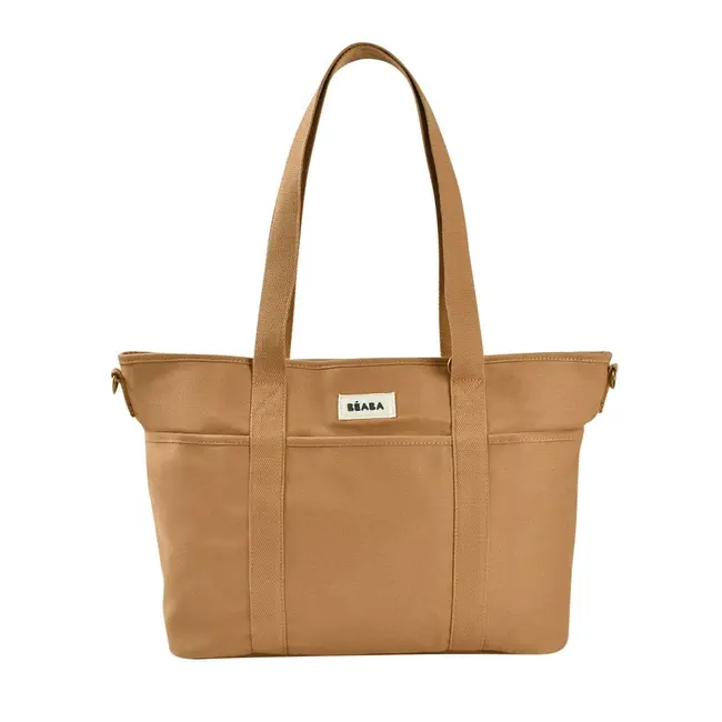 Geanta de bebe Beaba Madrid XXL Ochre