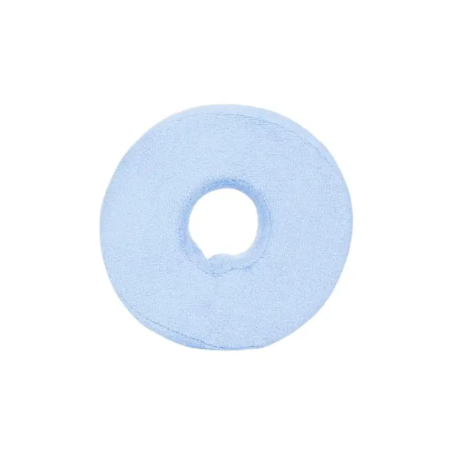 Perna Sanity mini, pentru prevenirea escarelor de decubit, din burete, cu husa detasabila placuta la atingere, diametru 15 cm, Bleu BITpernasanitymini