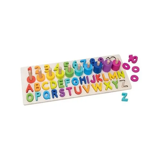 Puzzle alfanumeric educativ goki, pentru copii 3+ - okegoki58357