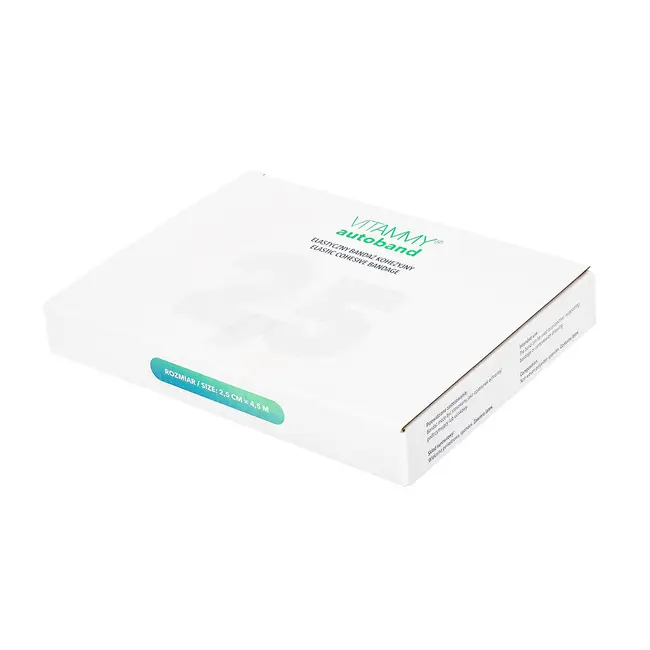 Set bandaje elastice autoadezive Vitammy Autoband, tehnologie cu microfibre, fara lipici, rezistent la apa, 2.5 x 450 cm, 12 bucati multicolore BITSetVitammyAutoband2.5