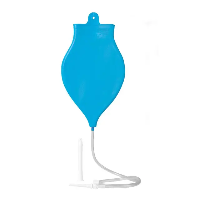 Set enteroclisma Sanity Hydroterapia Standard pentru irigare vaginala si intestinala, capacitate 2 l, Bleu BIThydroterapiastd