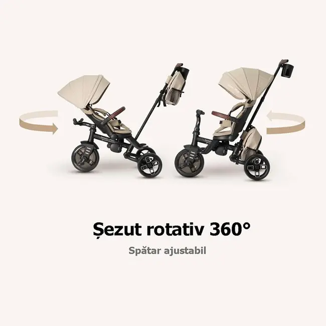 Tricicleta ultrapliabila qplay comfo max bej smb3250t7044
