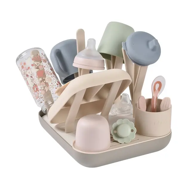 Uscator biberoane Beaba Forest Clay