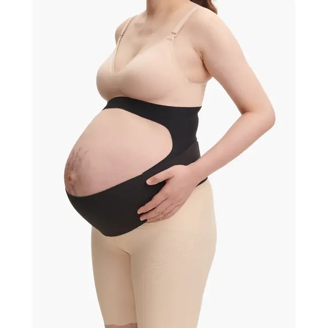 Centura gravide Momcozy pentru sustinerea greutatii abdominale Black M