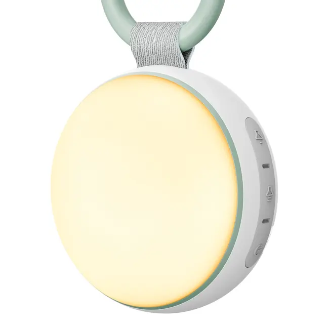 Difuzor sunete albe portabil Momcozy cu lampa de veghe