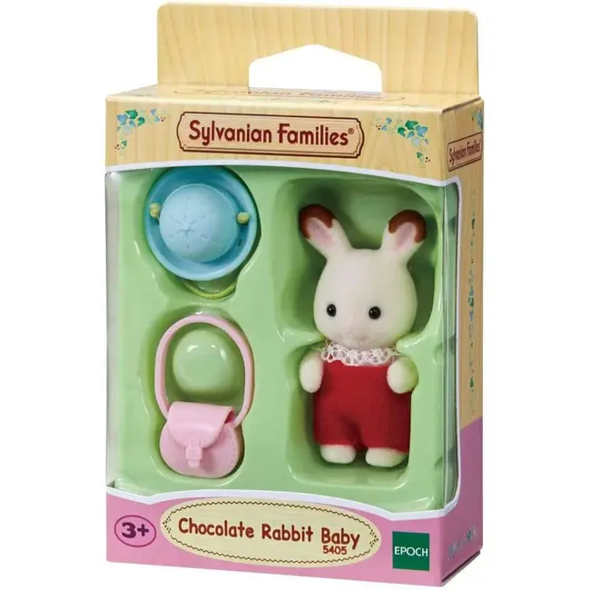 Figurine sylvanian families - bebe iepuras chocolate sf5405