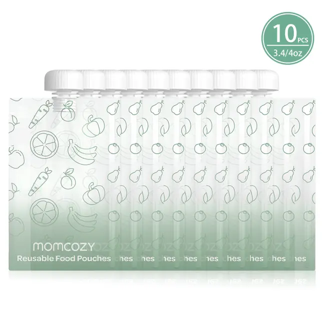 Pungi alimentare reutilizabile Momcozy 100 ml set 10 buc