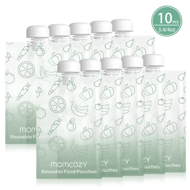 Pungi alimentare reutilizabile Momcozy 100 ml set 10 buc