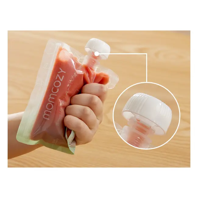Pungi alimentare reutilizabile Momcozy 100 ml set 10 buc