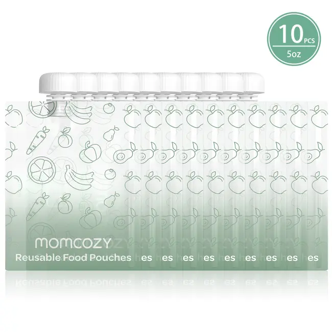 Pungi alimentare reutilizabile Momcozy 150 ml set 10 buc