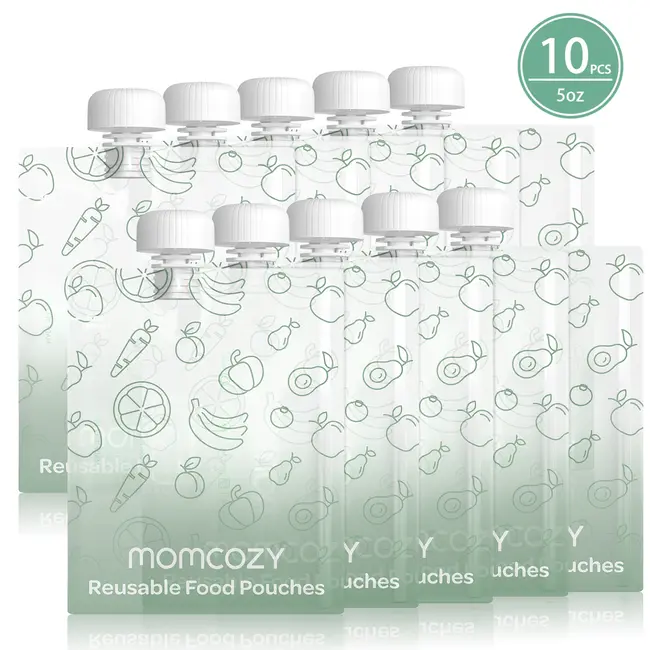 Pungi alimentare reutilizabile Momcozy 150 ml set 10 buc