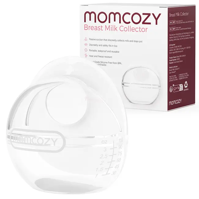 Recipient colector lapte reutilizabil Momcozy 90 ml set 2 buc