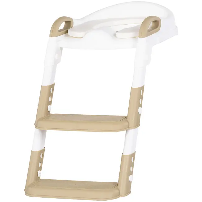 Reductor toaleta cu scara Chipolino Kiddy latte HUBSTPKI0262LA