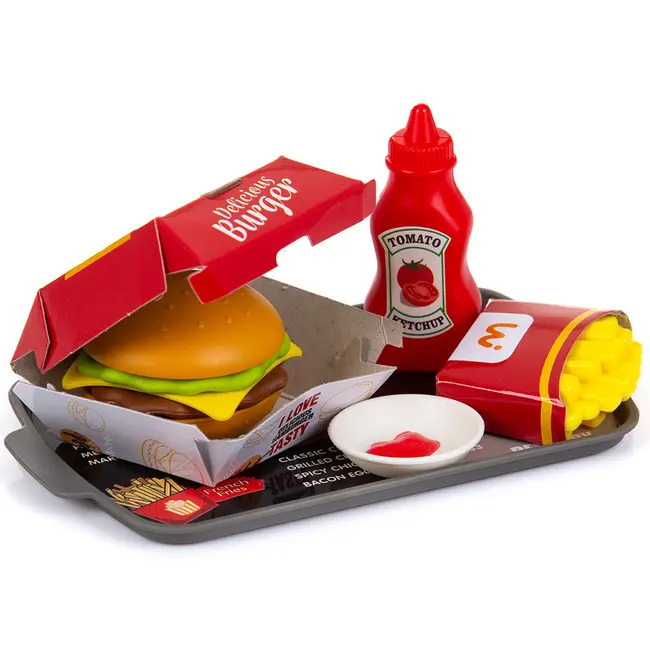 Set jucarie Chipolino Fast Food cu sunete si 71 accesorii HUBDIPK002401FF