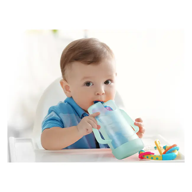 Suport pungi alimente Momcozy cu manere Green