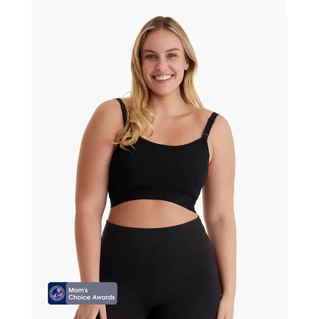Sutien alaptare Momcozy pentru pompa de san Hands-free YN08 Black L